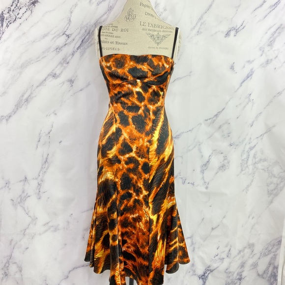 Just Cavalli Dresses & Skirts - Just Cavalli | Cheetah Print “Gonna” Dress Sz 42